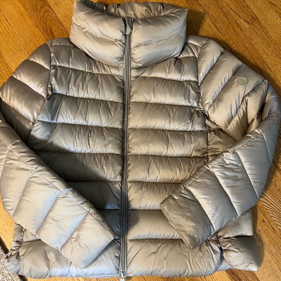 Tan Puffer Jacket - Picture 1 of 5